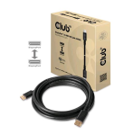 CLUB3D DISPLAYPORT 1.4 HBR3 CABLE MALE / MALE 4 METERS/13.12FT.8K @60HZ 24AWG - BLACK CONNECTOR